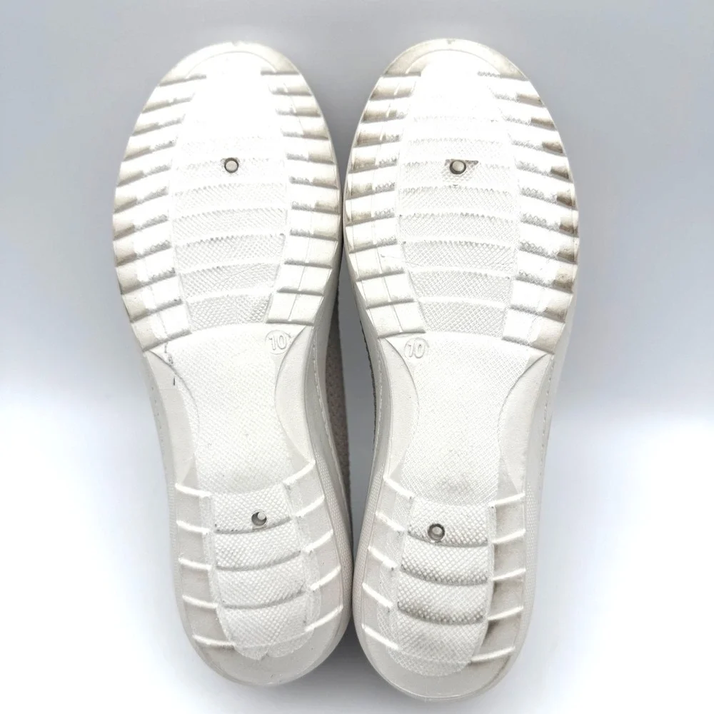 Tommy Bahama Women's Size 10 Knit Slip On Flats Beige Lightweight Comfort Shoes